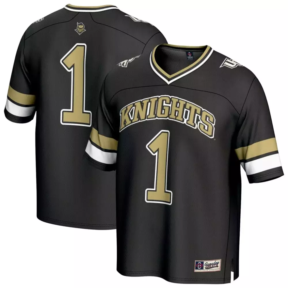 Knights 1 Jersey Black Gold White Gameday Unisex Fashion
