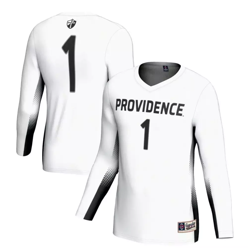 Providence 1 Jersey White Long Sleeve Black Gameday Unisex