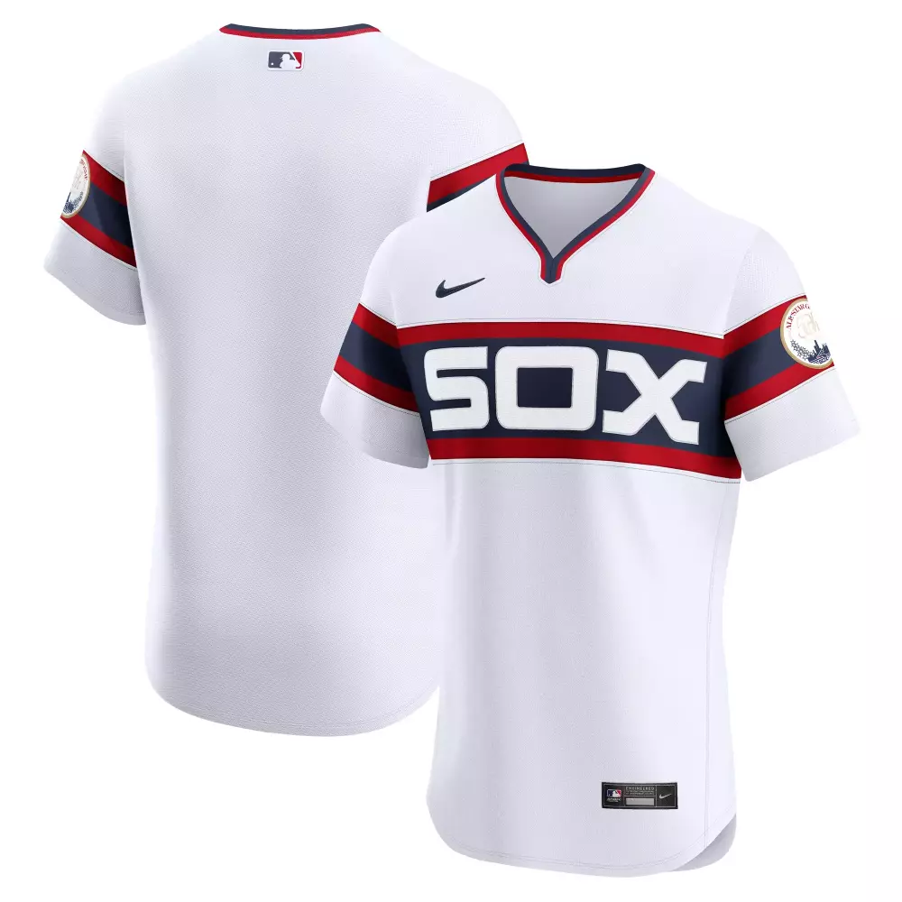 White Sox Chicago Jersey Men Navy Blue Red Alternate Vapor Premier Elite