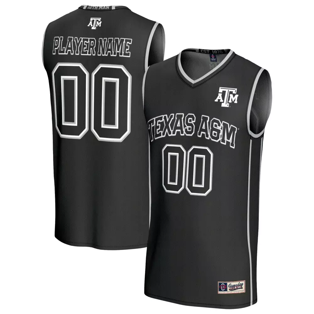 Texas A&m Jersey Black Men White Gameday Unisex Fashion