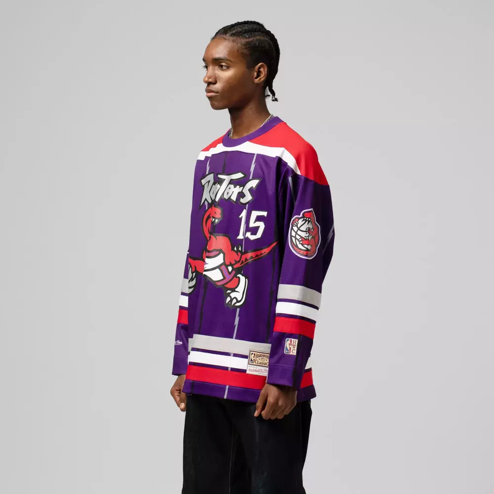 Travis Scott 15 Raptors Jersey Purple Men Red White Silver Unisex Fashion