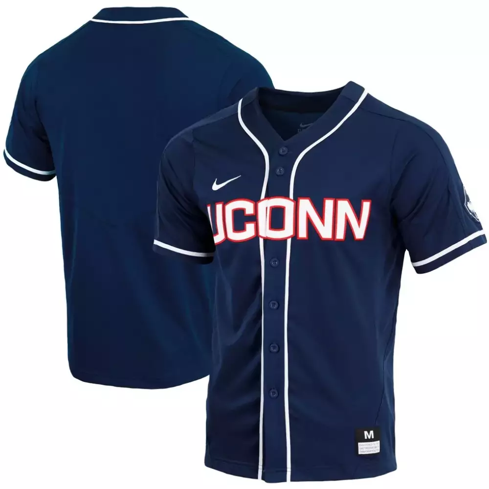 Uconn Huskies Connecticut Jersey Navy Blue Men White Red Replica