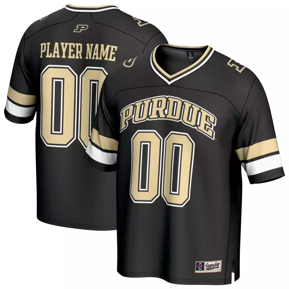 Purdue Jersey Black Gold White Gameday Unisex Fashion