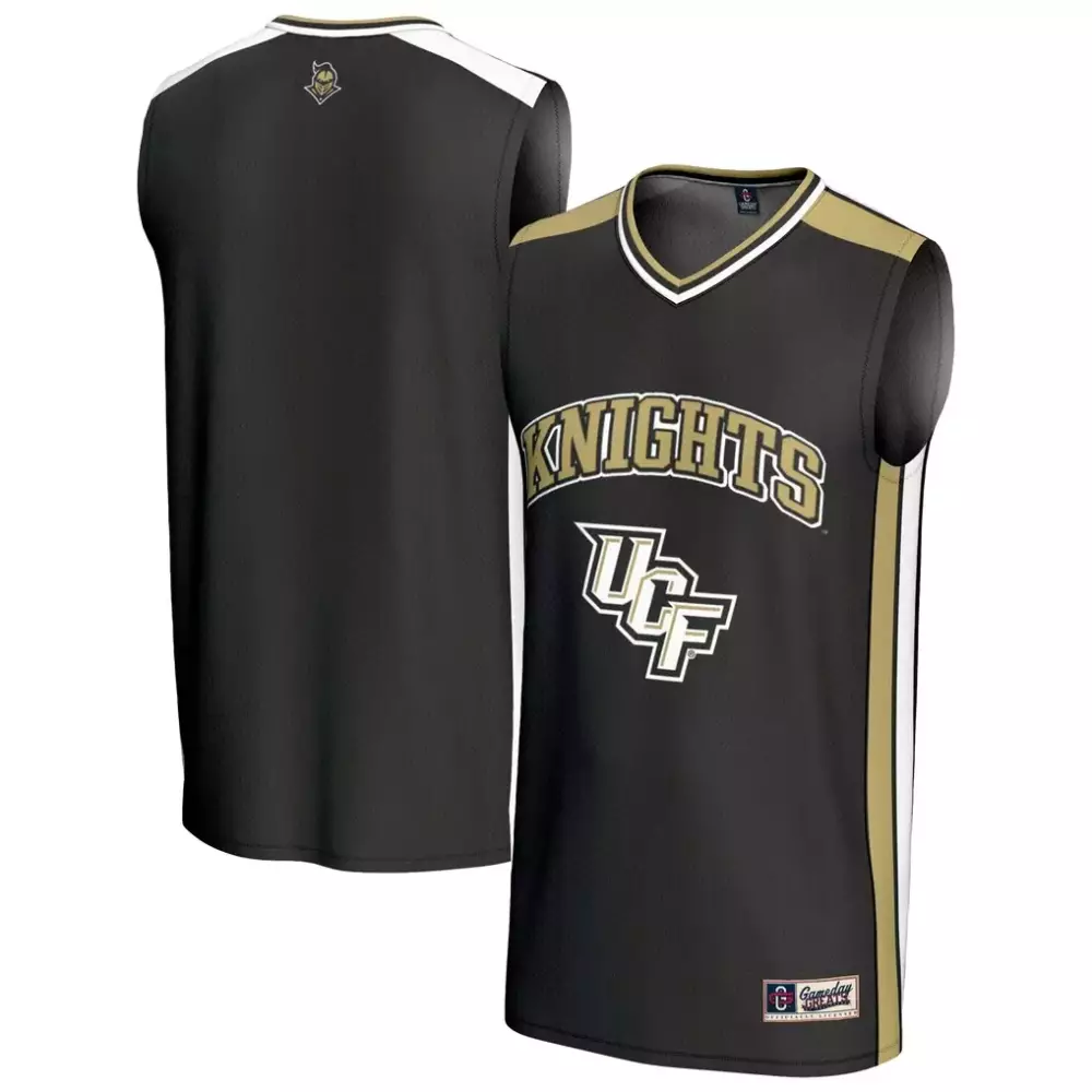Ucf Jersey Black Gameday Men Gold White