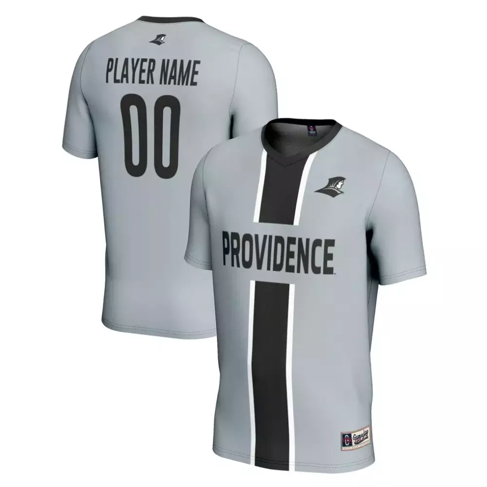 Providence Jersey Gray Split Design Black White Gameday Unisex