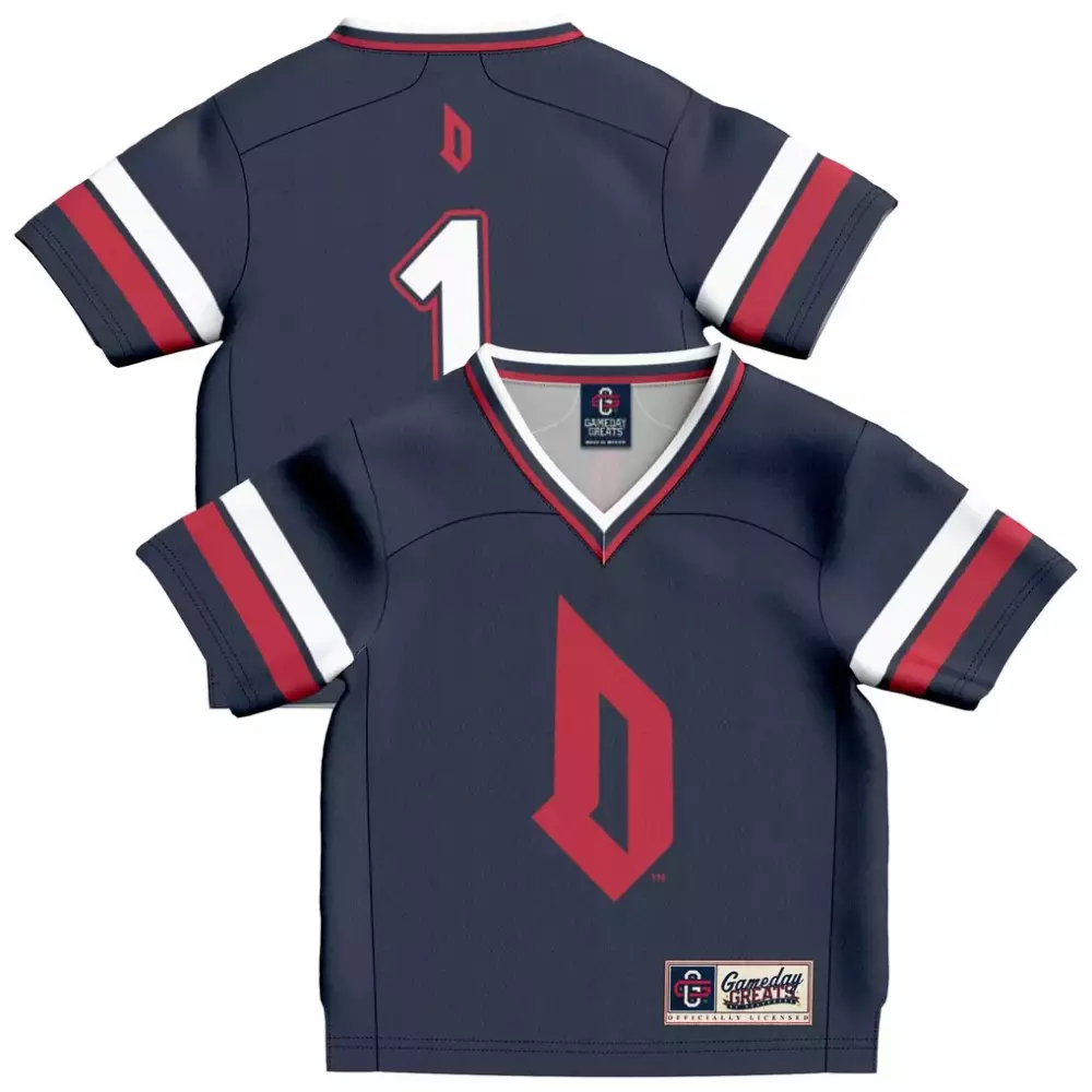 Custom Detroit Pistons 1 Jersey Navy Blue Gameday Greats Men Red White Fashion