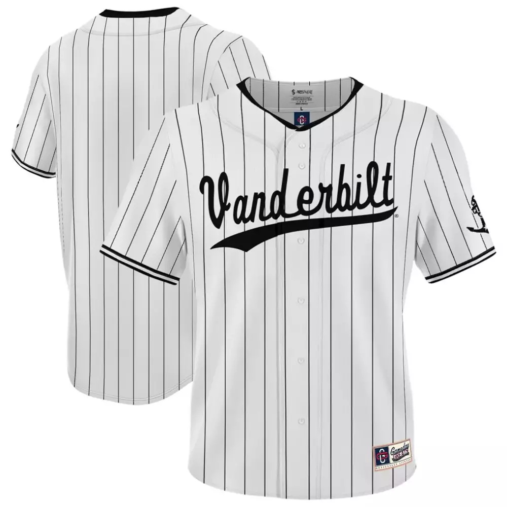Vanderbilt Jersey White Game Day Greats Men Black Gameday Unisex Fashion