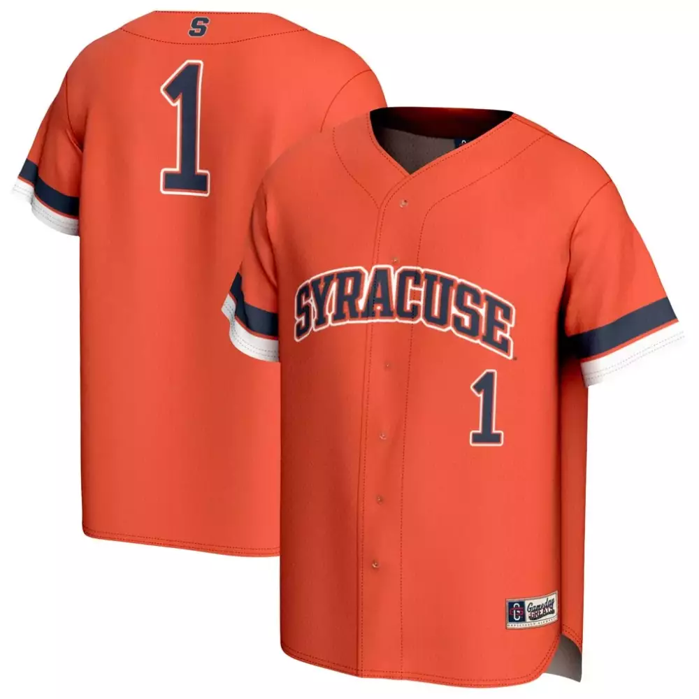 Syracuse Orange 1 Jersey Men Navy White Gameday