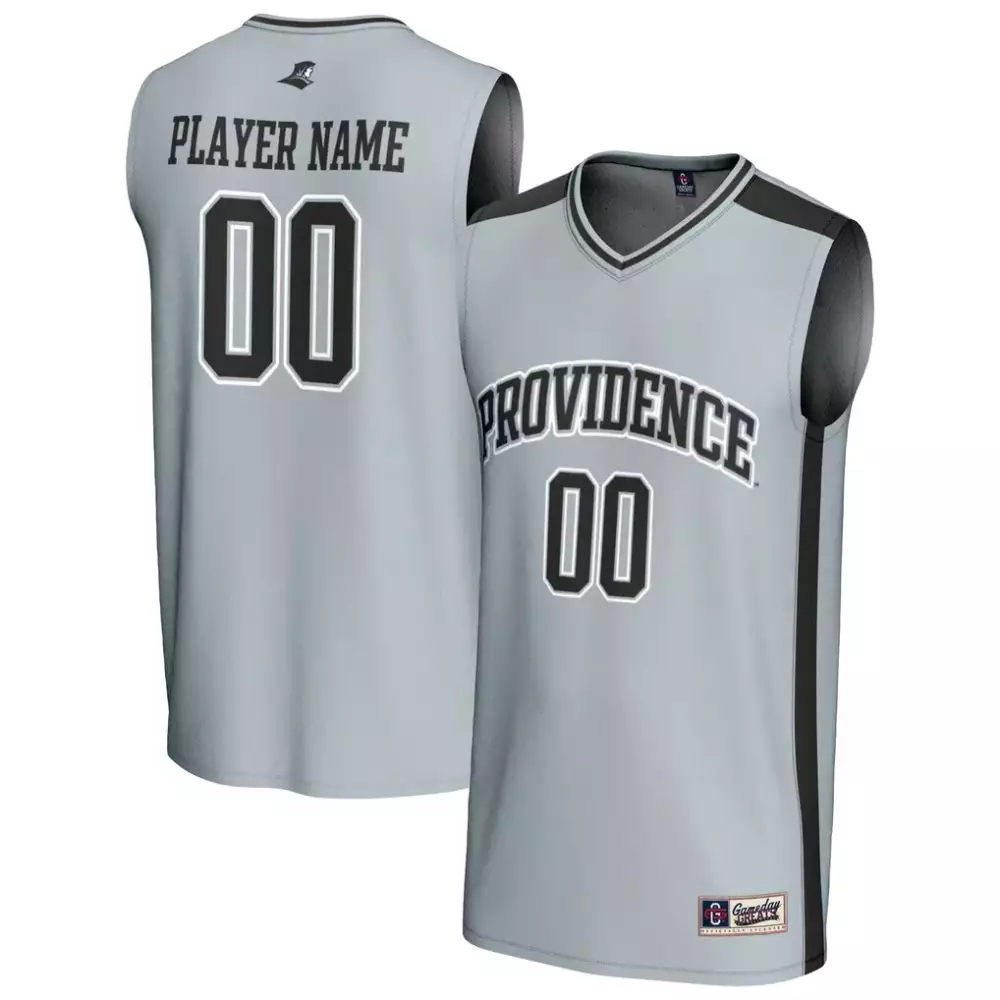 Providence Jersey Light Gray Black White Gameday Fashion