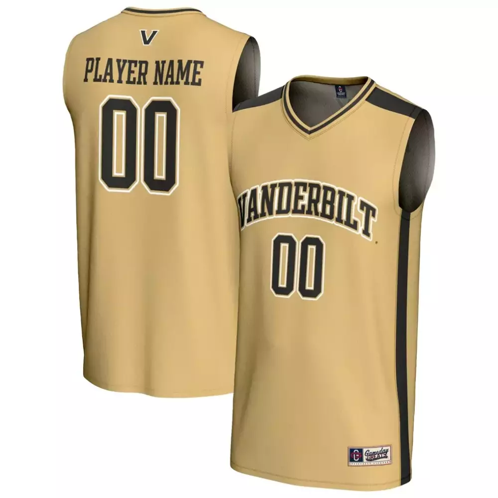 Vanderbilt Jersey Gold Black Gameday Fashion