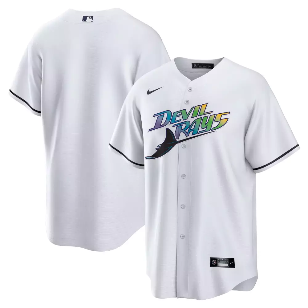 Devil Rays Tampa Bay Jersey White Black Green Blue Yellow Purple Home Replica