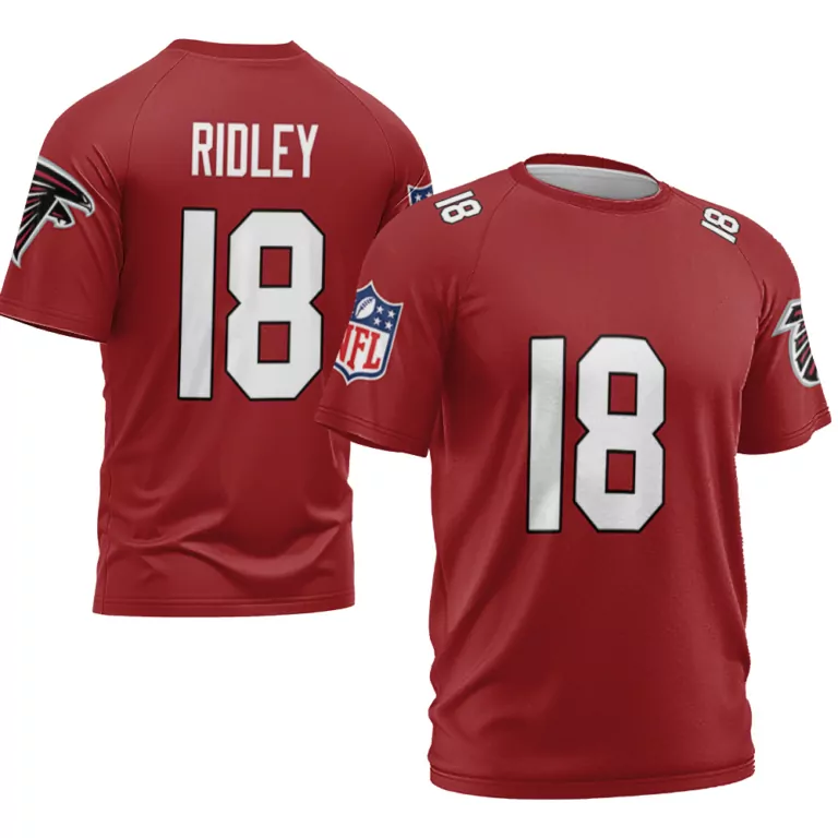 Calvin Ridley 18 Atlanta Falcons Jersey Red Men White Black Vapor Limited