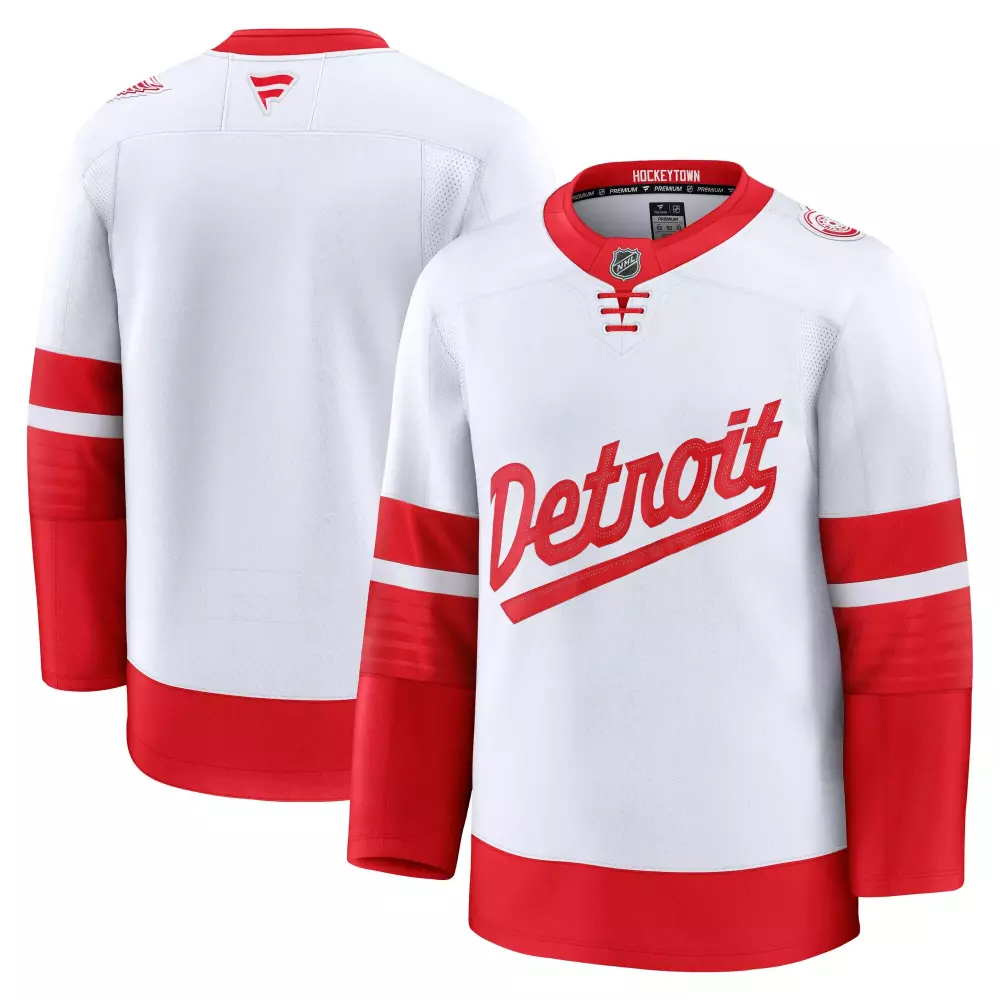 Tokyo Series Detroit Red Wings Jersey White Men Replica