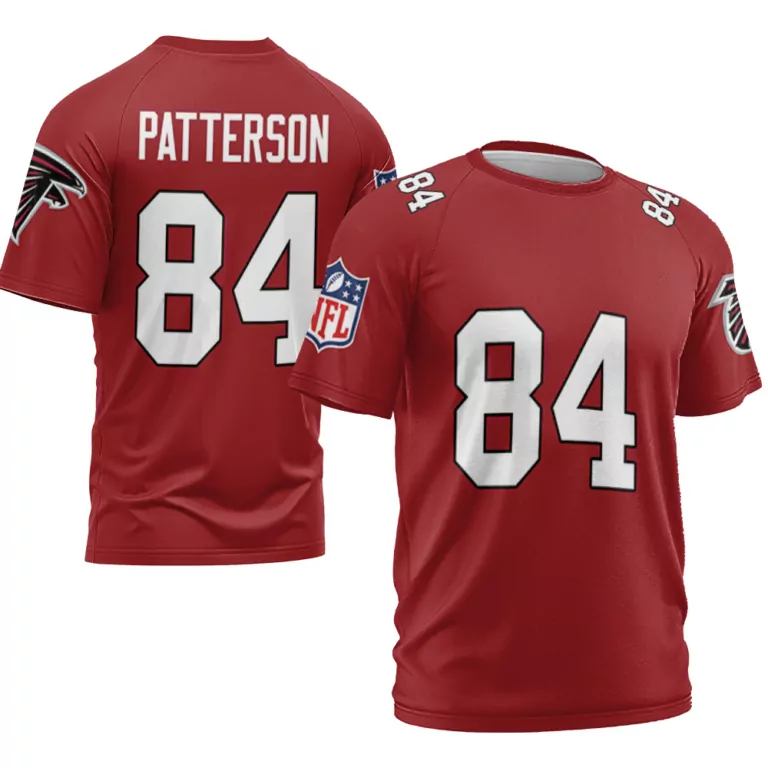 Kyle Pitts 84 Falcons Jersey Red Men Replica White Vapor Limited