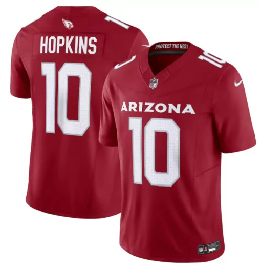 Deandre Hopkins 10 Jersey Cardinal Red Arizona Cardinals Men White Black Vapor Stitched