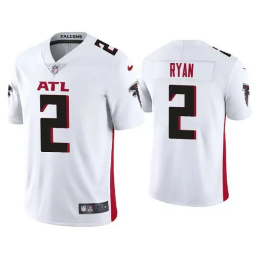 Matt Ryan 2 Falcons Jersey White Red Black Vapor