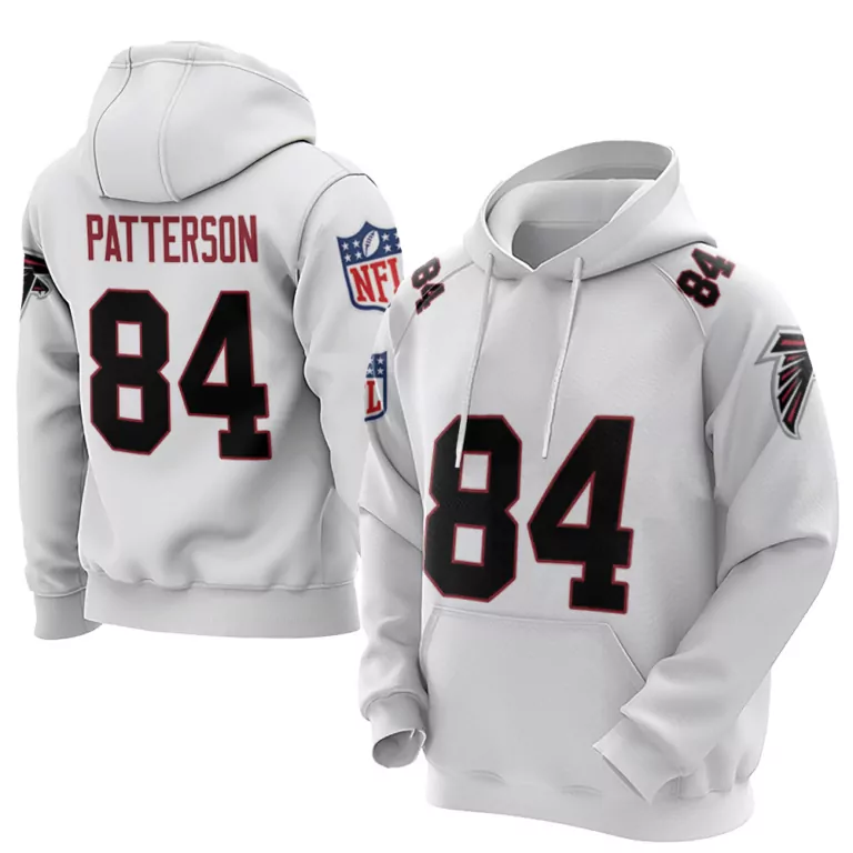 Kyle Pitts 84 Atlanta Falcons Jersey White Men Hoodie Black Red Vapor Limited