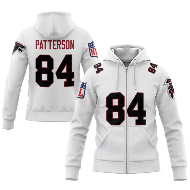 Kyle Pitts 84 Atlanta Falcons Jersey White Men Hoodie Black Red Vapor Limited
