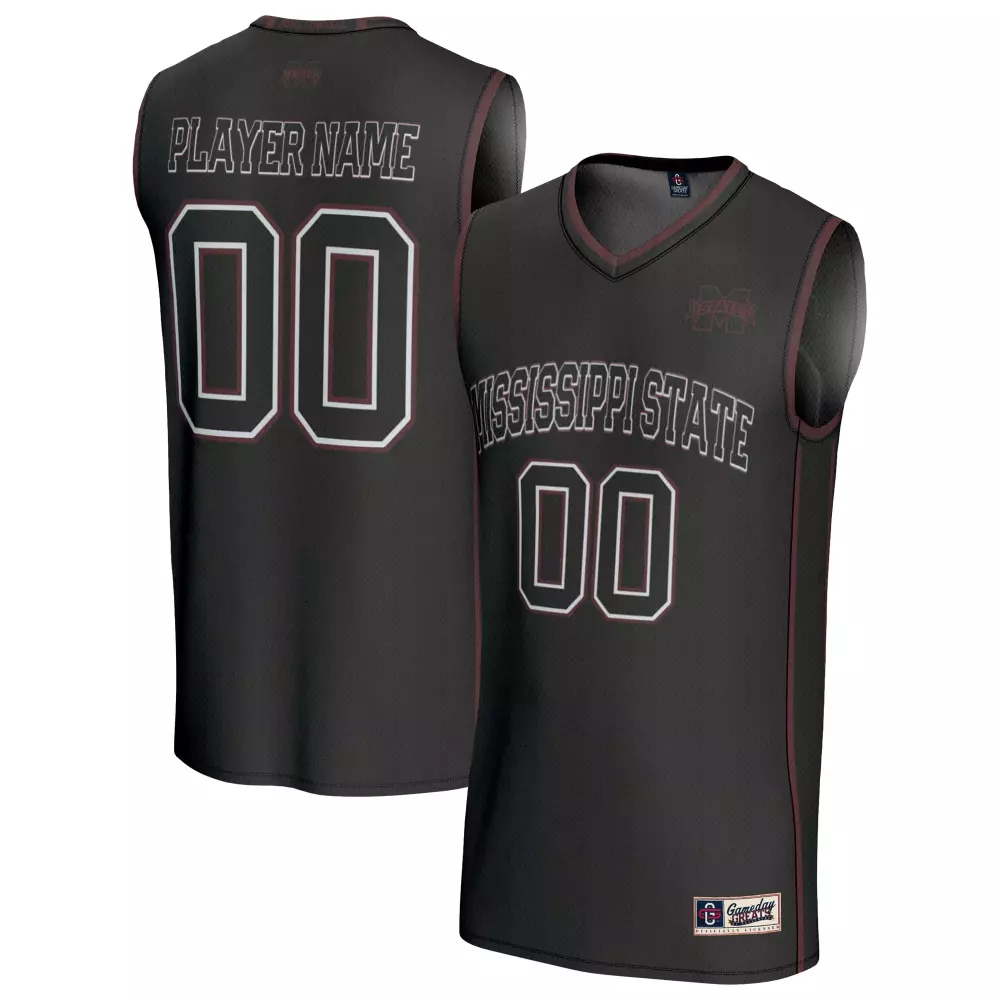 Mississippi State Jersey Black Maroon White Gameday Unisex Fashion