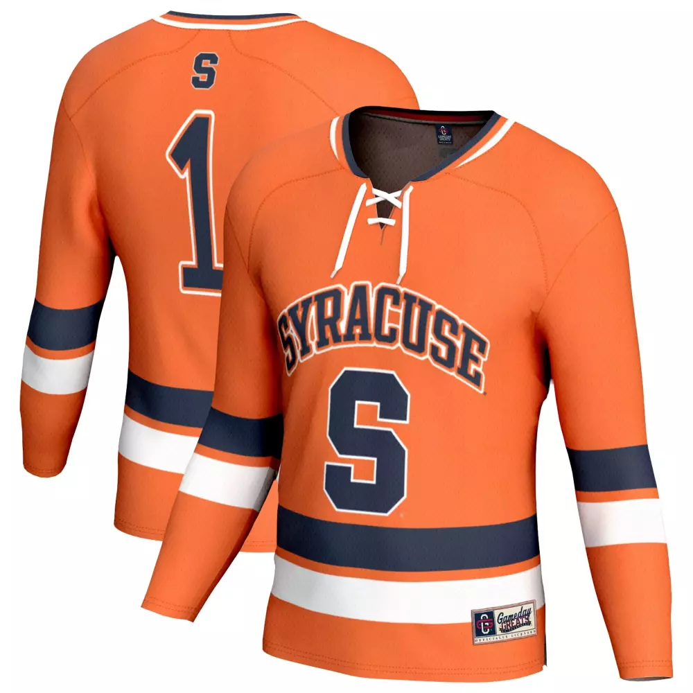 Syracuse 1 Jersey Orange Navy White Gameday Unisex Fashion