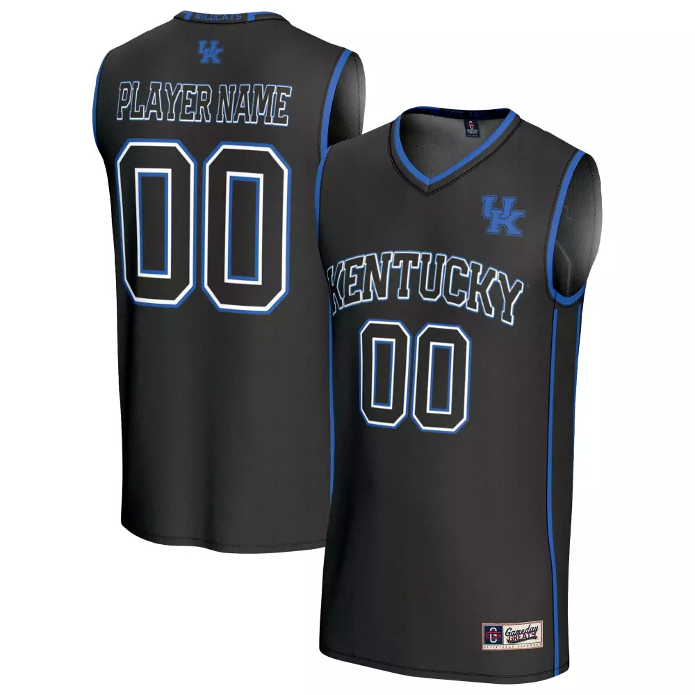 Kentucky Wildcats Jersey Black Gameday Greats Men Royal Blue White Unisex Fashion
