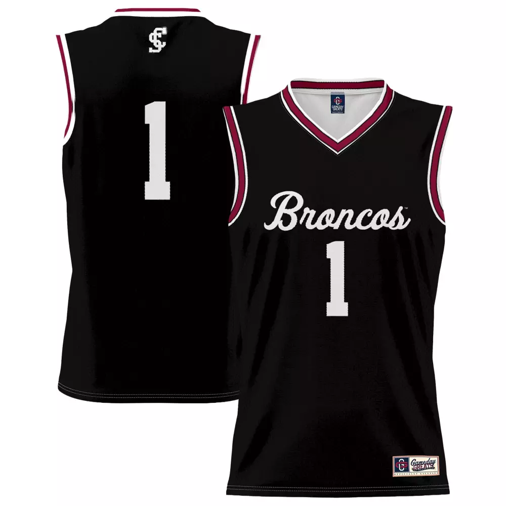 Broncos 1 Jersey Black Gameday Greats Men Maroon White Unisex Fashion
