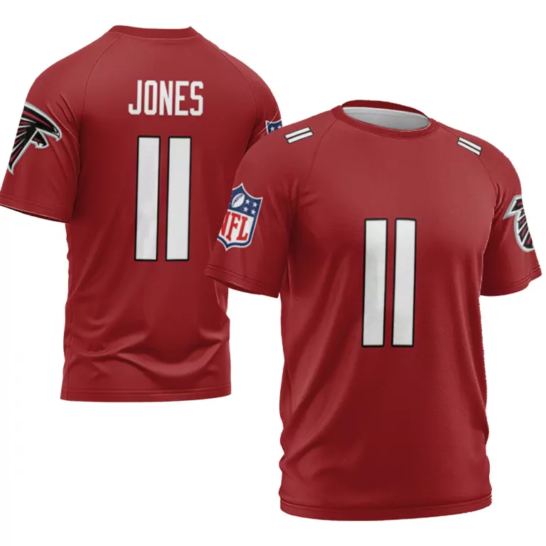 Julio Jones 11 Atlanta Falcons Jersey Red Men White Vapor Limited