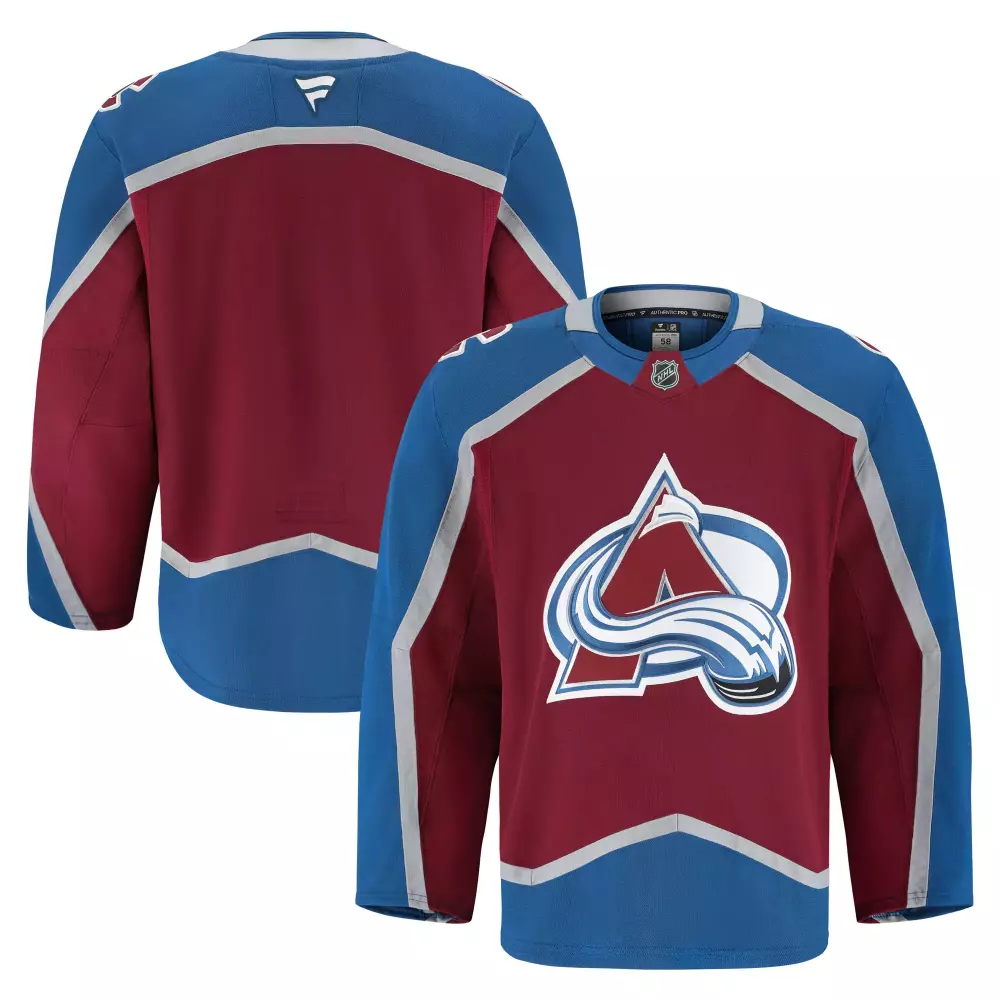 Nathan Mackinnon 29 Jersey Maroon Colorado Avalanche Men Blue Silver Home Authentic