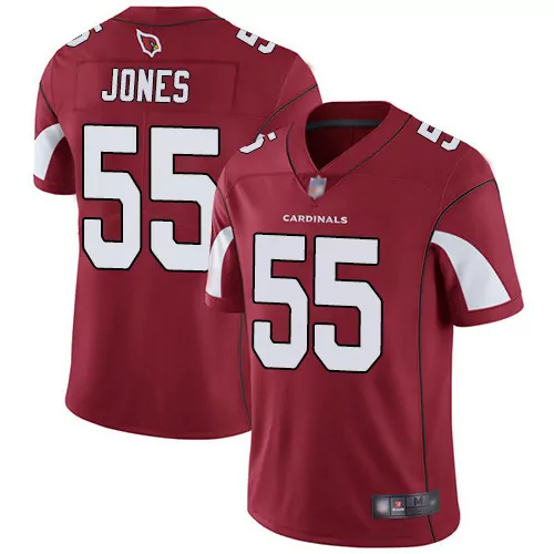 Chandler Jones 55 Jersey Cardinal Red Arizona Cardinals Men Replica White Vapor Stitched