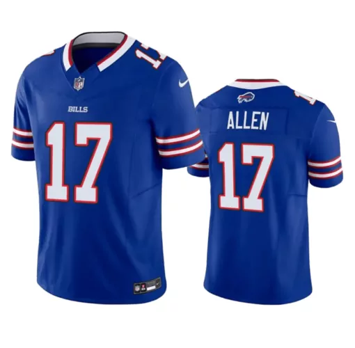 Josh Allen 17 Bills Jersey Royal Blue Men White Red Stitched
