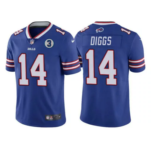 Stefon Diggs 14 Buffalo Bills Jersey Royal Blue Men Authentic White Red Vapor Stitched