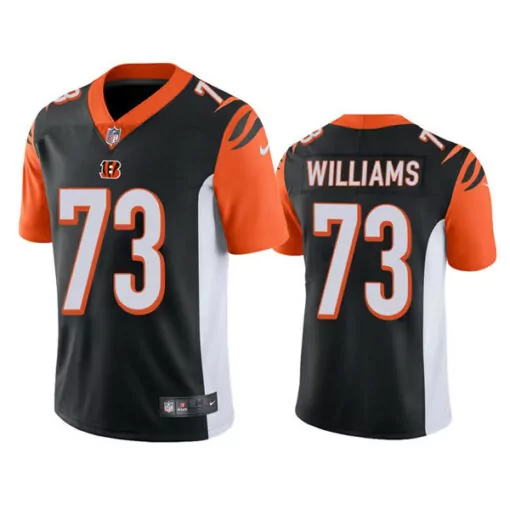 Jonah Williams 73 Jersey Black Cincinnati Bengals Men Orange White Vapor Stitched