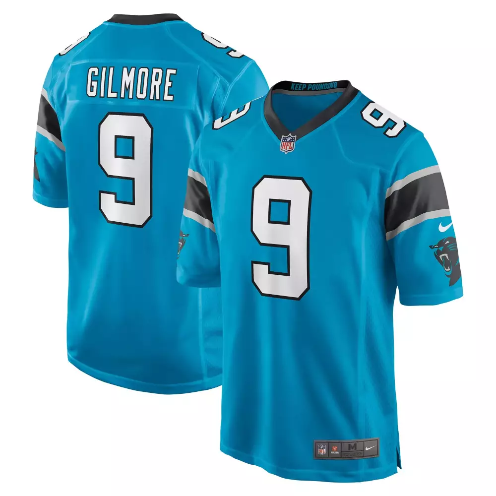 Stephon Gilmore 9 Jersey Carolina Blue Panthers Men Standard Black White Gray Alternate