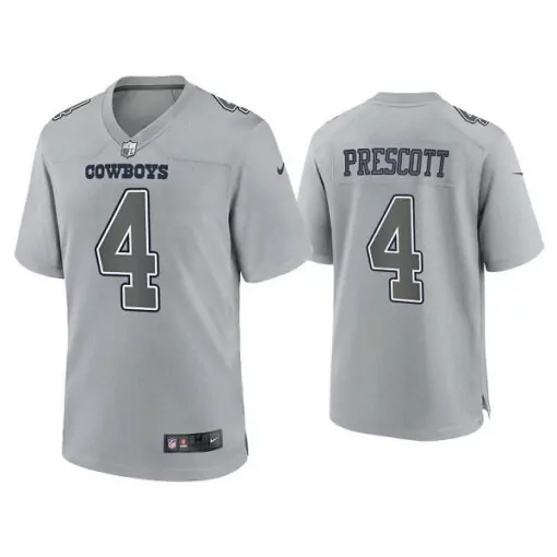 Dak Prescott 4 Dallas Cowboys Jersey Gray Men Alternate Navy Blue White Fashion Stitched