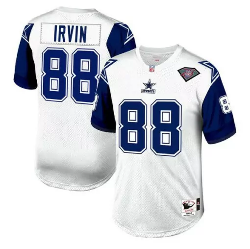 Michael Irvin 88 Dallas Cowboys Jersey White 75th Anniversary Men Fútbol Americano