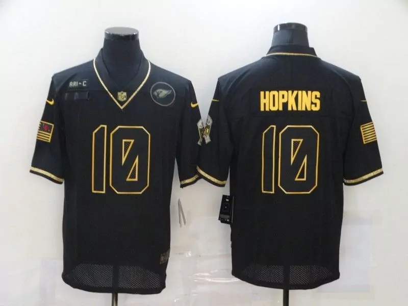 Deandre Hopkins 10 Jersey Black Salute To Service Arizona Cardinals American Flag