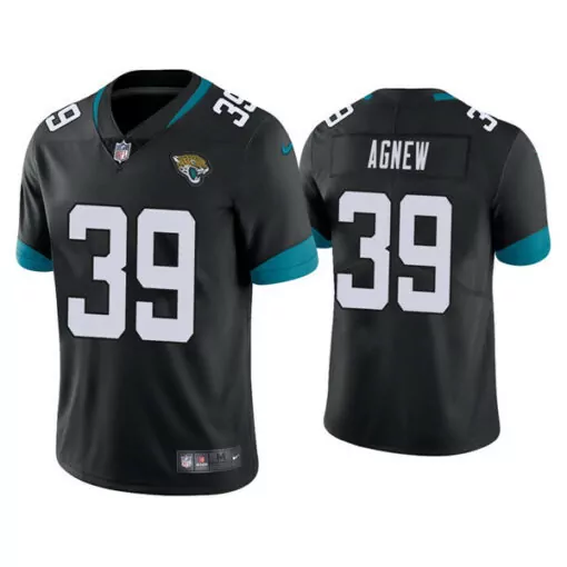 Jamal Agnew 39 Jersey Black Jacksonville Jaguars Men Alternate Teal White Vapor Stitched