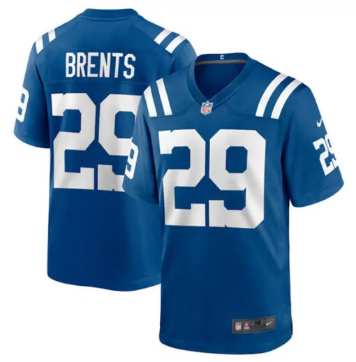 Juju Brents 29 Indianapolis Colts Jersey Royal Blue Men Game White Stitched