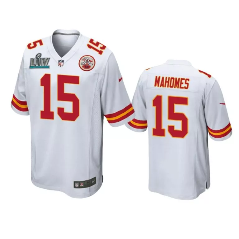 Patrick Mahomes 15 Jersey White Super Bowl Lv Kansas City Chiefs Liv Afl-nfl 50th Anniversary