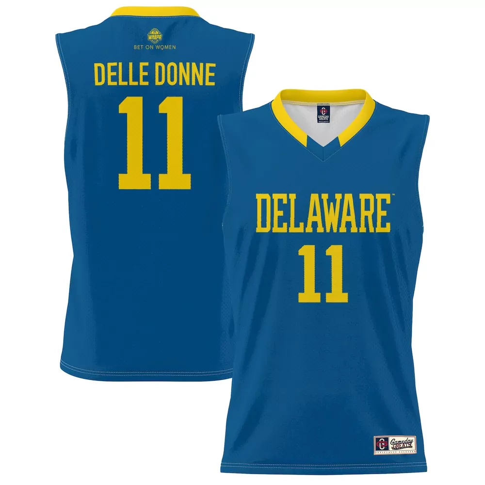 Delle Donne 11 Delaware Jersey Blue Wnba Bet Women Yellow Gameday Fashion
