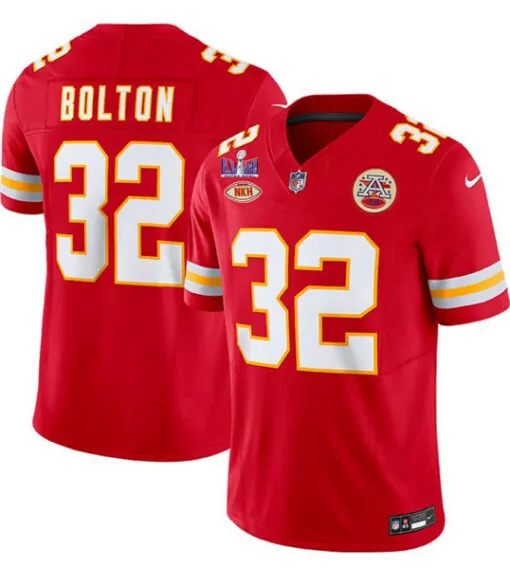 Nick Bolton 32 Kansas City Chiefs Jersey Red Super Bowl Lvii Champions Men Official