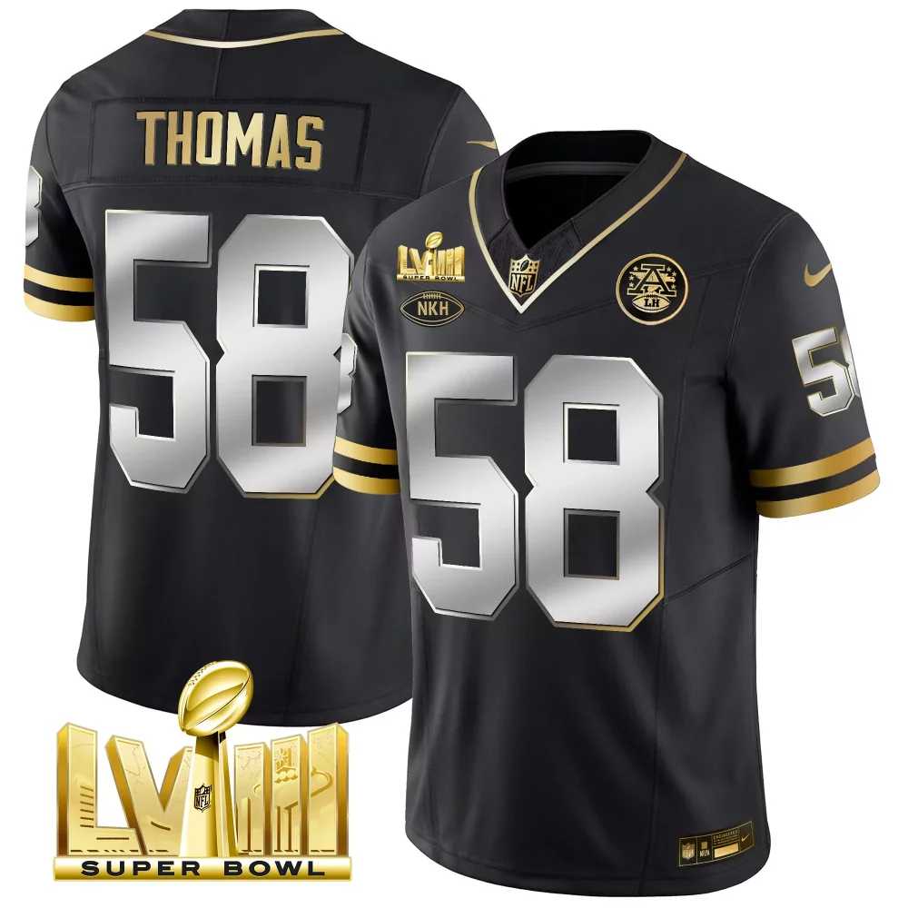 Travis Kelce 58 Jersey Black Super Bowl Lv Kansas City Chiefs Men Gold Silver Limited