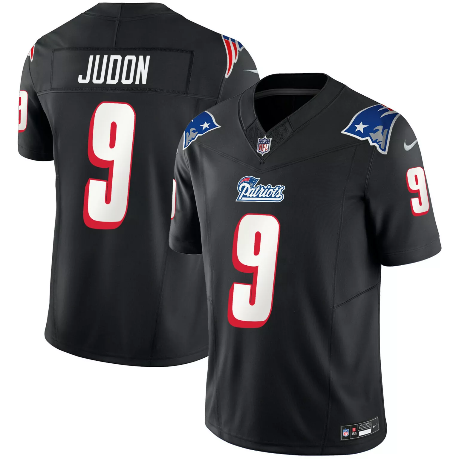 Matthew Judon 9 Jersey Black New England Patriots Nflpa Men Player Alternate White