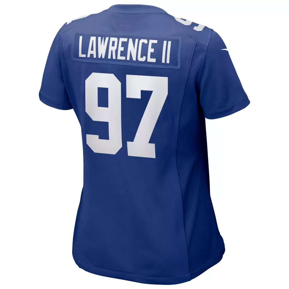 Dexter Lawrence 97 Jersey Blue New York Giants Men White Game