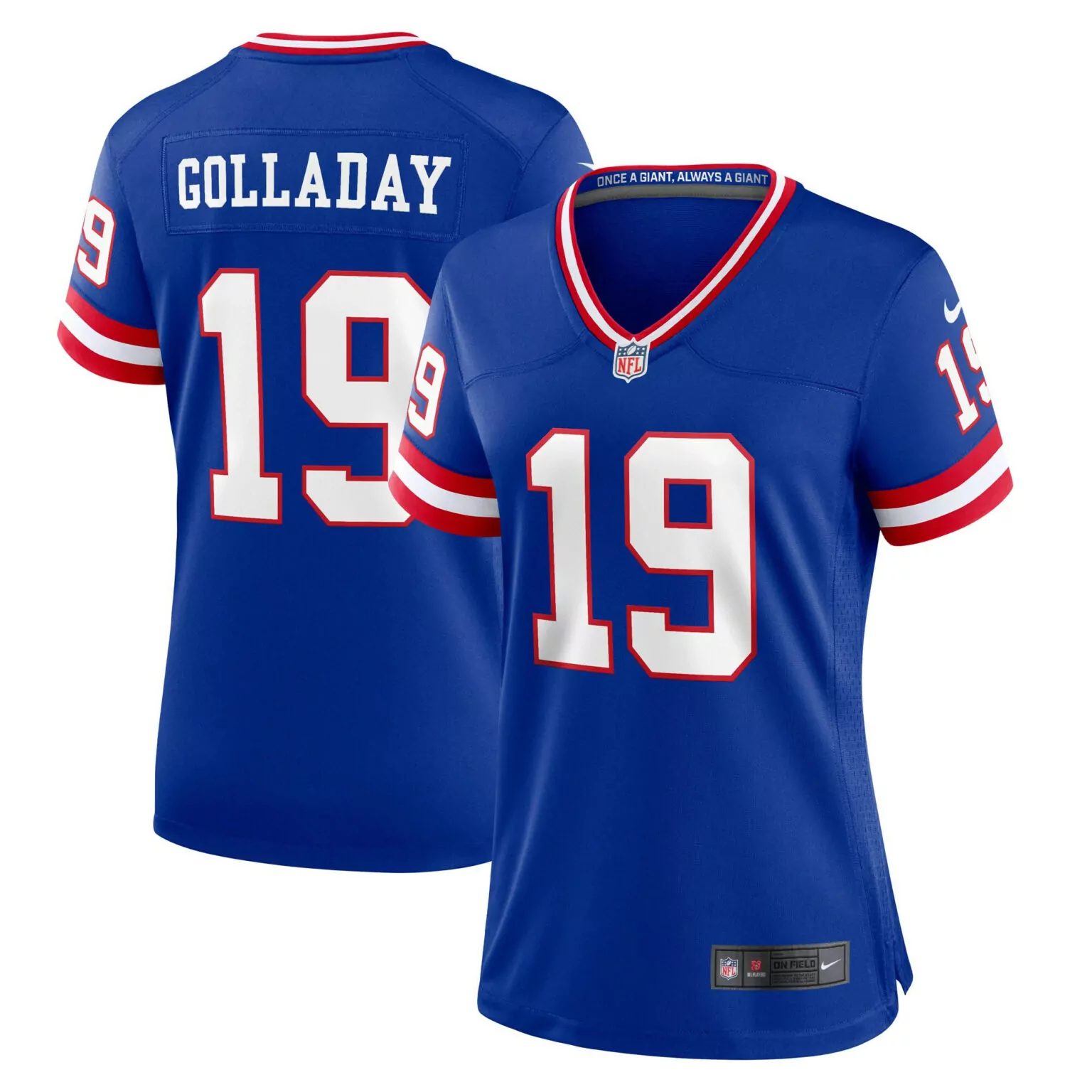 Kenny Golladay 19 New York Giants Jersey Royal Blue Men Replica White Red Classic