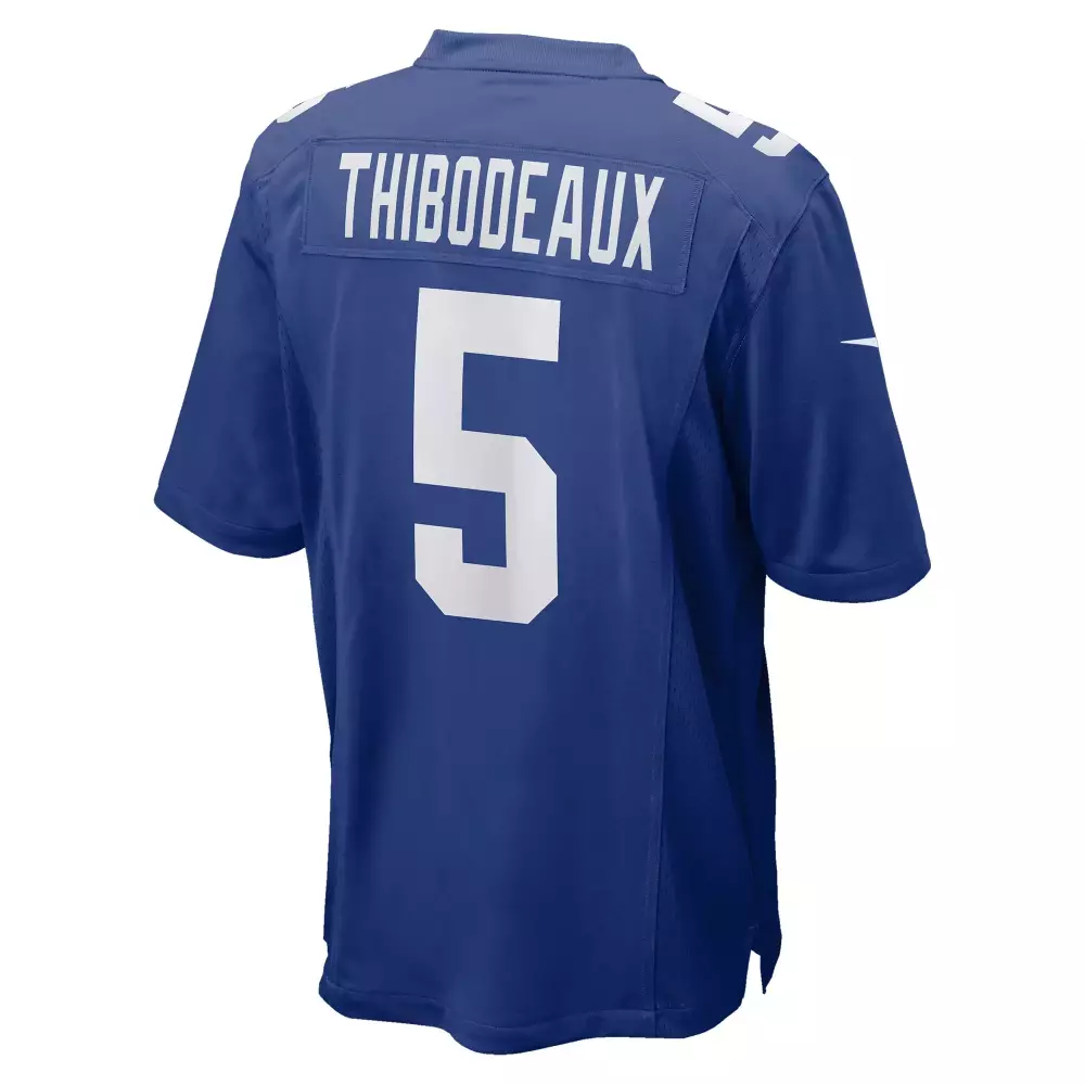 Kayvon Thibodeaux 5 Jersey Blue New York Giants Men Standard White Game