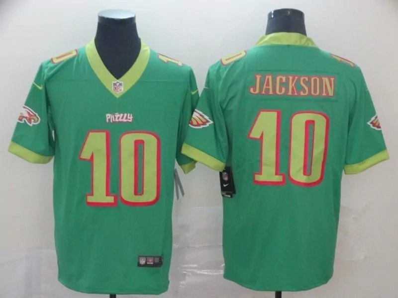Desean Jackson 10 Jersey Green Philadelphia Eagles Men Lime Red