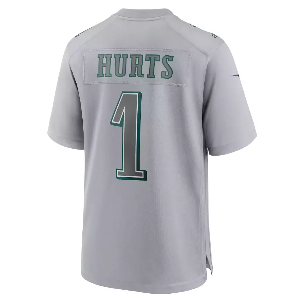Jalen Hurts 1 Philadelphia Eagles Jersey Gray Men Standard Green White Fashion Game