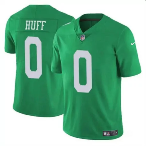 Bryce Huff Jersey Green White Vapor Throwback Limited Stitched