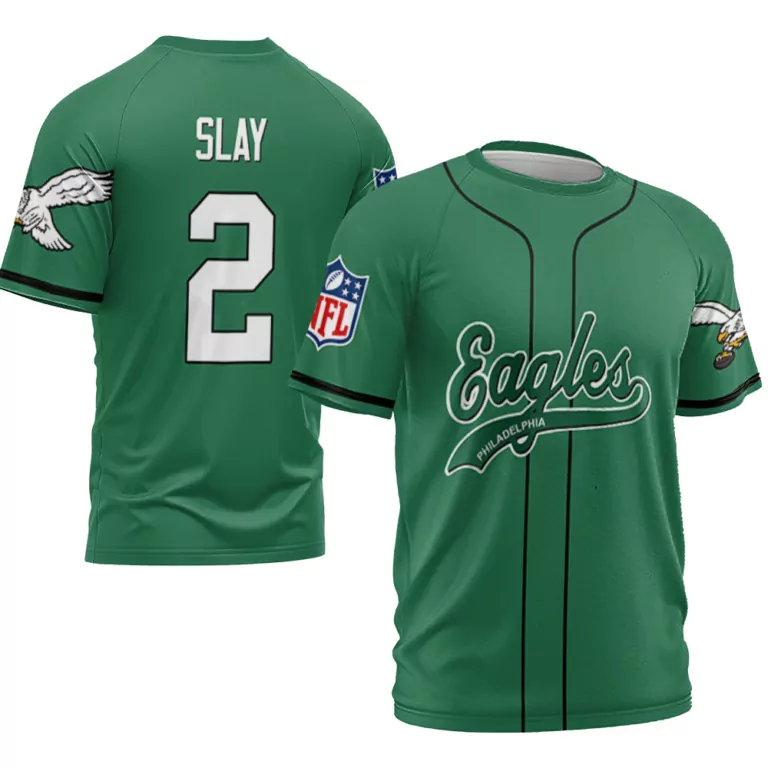 Darius Slay 2 Philadelphia Eagles Jersey Green Men White Black Retired